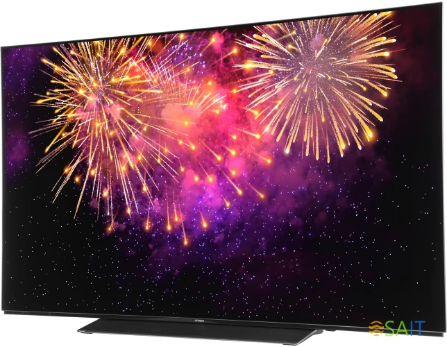 Телевизор OLED Hyundai 55" H-LED55OBU7700 Android TV Frameless черный/черный 4K Ultra HD 120Hz DVB-T DVB-T2 DVB-C DVB-S DVB-S2 USB WiFi Smart TV