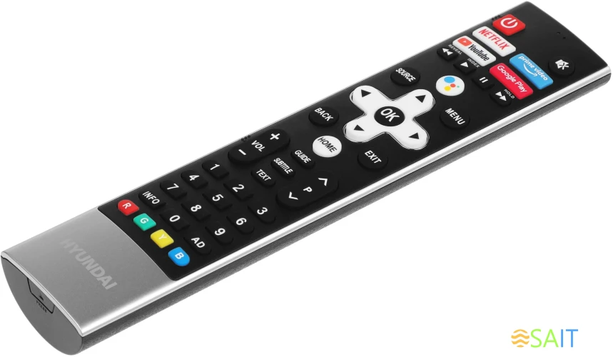 Телевизор OLED Hyundai 55" H-LED55OBU7700 Android TV Frameless черный/черный 4K Ultra HD 120Hz DVB-T DVB-T2 DVB-C DVB-S DVB-S2 USB WiFi Smart TV