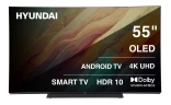 Телевизор OLED Hyundai 55" H-LED55OBU7700 Android TV Frameless черный/черный 4K Ultra HD 120Hz DVB-T DVB-T2 DVB-C DVB-S DVB-S2 USB WiFi Smart TV