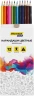 Карандаши цв. Silwerhof Color 2.65мм трехгран. дерево ассорти 12цв. коробка/европод.