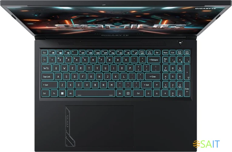 Ноутбук Gigabyte G6 Core i7 13620H 16Gb SSD1Tb NVIDIA GeForce RTX4060 8Gb 16" IPS FHD+ (1920x1200) Free DOS black WiFi BT Cam (KF-H3KZ854SD)