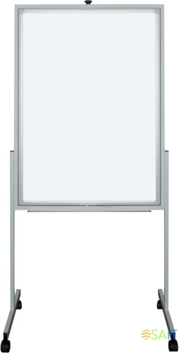 Флипчарт Silwerhof DAILY лак 70x100см на роликах белый вращающаяся