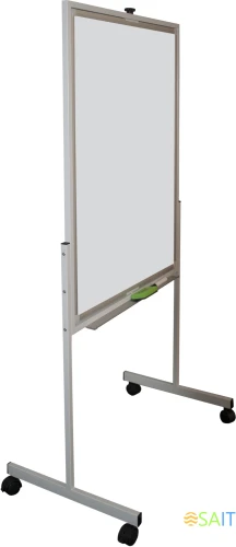 Флипчарт Silwerhof DAILY лак 70x100см на роликах белый вращающаяся