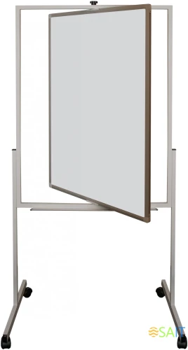 Флипчарт Silwerhof DAILY лак 70x100см на роликах белый вращающаяся