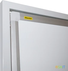 Флипчарт Silwerhof DAILY лак 70x100см на роликах белый вращающаяся