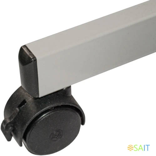 Флипчарт Silwerhof DAILY лак 70x100см на роликах белый вращающаяся