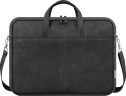 Defender Сумка для ноутбука Solid 15.6" PU кожа, черный, карман Defender Solid 15.6