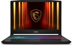 Ноутбук MSI Katana 15 HX B14WFK-021AU Core i7 14650HX 16Gb SSD512Gb NVIDIA GeForce RTX 5060 8Gb 15.6" IPS FHD (1920x1080) Windows 11 Home Multi Language black WiFi BT Cam (9S7-1587C1-021)