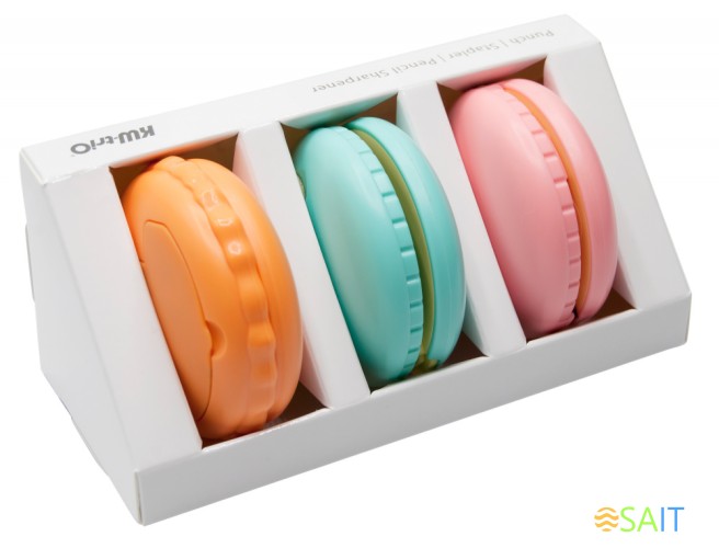 Настольный набор Kw-Trio 6351 Macaron (3 предмета) пластик ассорти