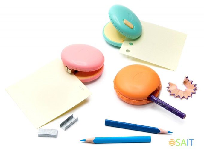 Настольный набор Kw-Trio 6351 Macaron (3 предмета) пластик ассорти