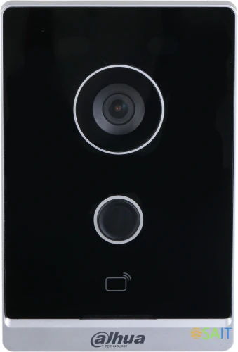 Видеопанель Dahua DHI-VTO2211G-P-S2 цветной сигнал CMOS цвет панели: черный