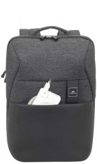 Рюкзак для ноутбука 15.6" Riva 8861 черный полиуретан/полиэстер
