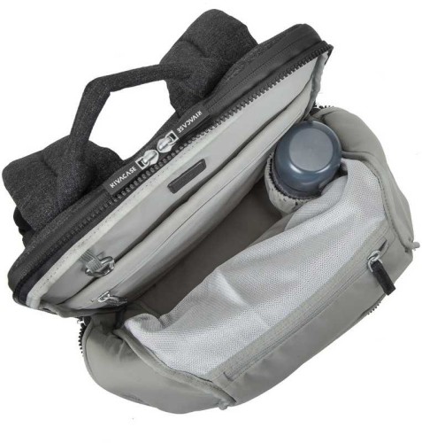 Рюкзак для ноутбука 15.6" Riva 8861 черный полиуретан/полиэстер