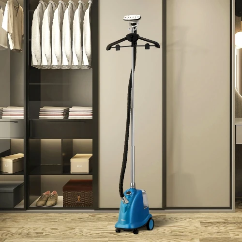 Отпариватель напольный Kitfort КТ-9352 2350Вт голубой/серебристый