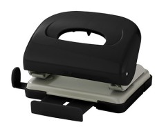 Дырокол Kw-Trio 09652black макс.:16лист. пластик черный отв.:2