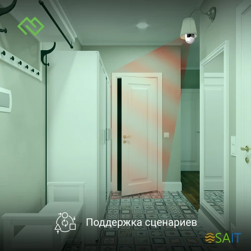 Камера видеонаблюдения IP Digma DiVision 301 Wi-Fi 3.6-3.6мм цв. корп.:белый (DV301)