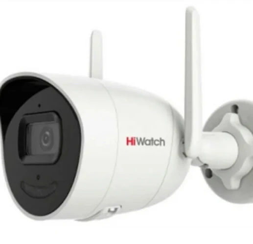 Камера видеонаблюдения IP HiWatch DS-I450W(4mm) Wi-Fi 4-4мм цв. корп.:белый