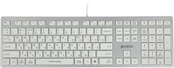 Клавиатура A4Tech Fstyler FX50 белый USB slim Multimedia (FX50 WHITE)