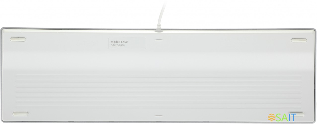 Клавиатура A4Tech Fstyler FX50 белый USB slim Multimedia (FX50 WHITE)