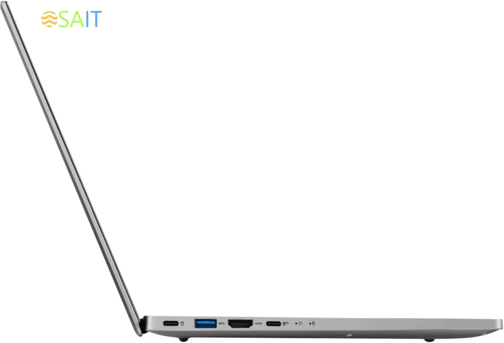 Ноутбук Osio FocusLine F140i-006 Core i3 1215U 16Gb SSD512Gb Intel UHD Graphics 14" IPS FHD (1920x1080) Windows 11 Home grey WiFi BT Cam 6000mAh