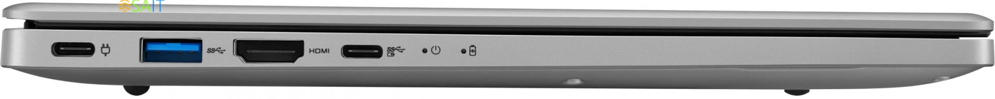 Ноутбук Osio FocusLine F140i-006 Core i3 1215U 16Gb SSD512Gb Intel UHD Graphics 14" IPS FHD (1920x1080) Windows 11 Home grey WiFi BT Cam 6000mAh