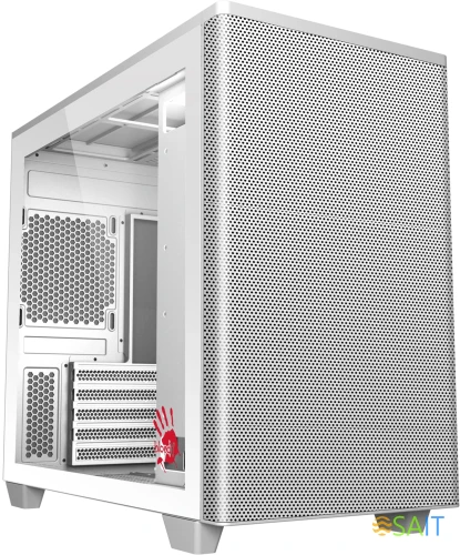 Корпус Bloody BD-CC117F белый без БП mATX 5x120mm 1xUSB2.0 1xUSB3.0 audio bott PSU
