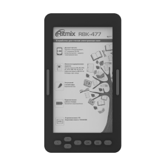 Электронная книга E-Ink Carta RITMIX RBK-477