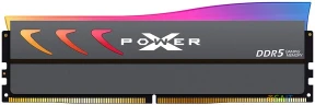 Память DDR5 2x16GB 6400MHz Silicon Power SP032GXLWU64AFDK Xpower Storm RGB RTL Gaming PC5-51200 CL32 DIMM 288-pin 1.4В kit single rank с радиатором Ret