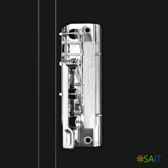 Папка метал.зажим Бюрократ -PZ07C A4 пластик 0.7мм внут.и торц.карм ассорти