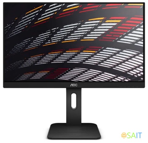 Монитор AOC 23.8" Professional 24P1(00/01) черный IPS LED 16:9 DVI HDMI M/M матовая HAS Piv 1000:1 250cd 178гр/178гр 1920x1080 60Hz VGA DP FHD USB 4.6кг