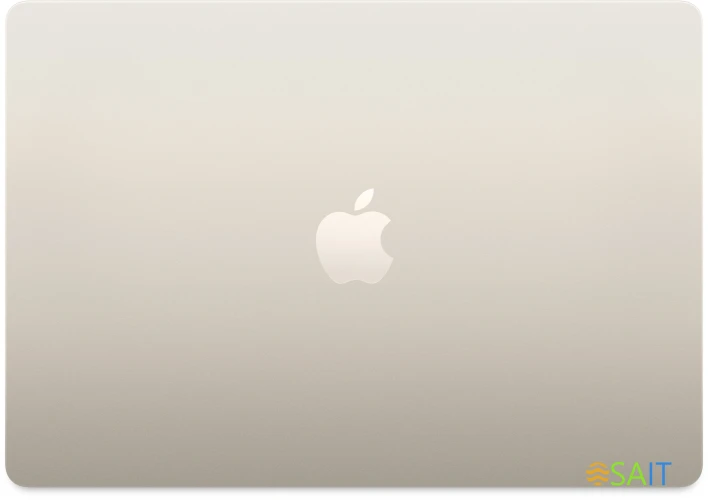 Ноутбук Apple MacBook Air A3241 M4 10 core 16Gb SSD512Gb/10 core GPU 15.3" Liquid Retina (2880x1864) macOS star WiFi BT Cam (MW1K3LL/A)