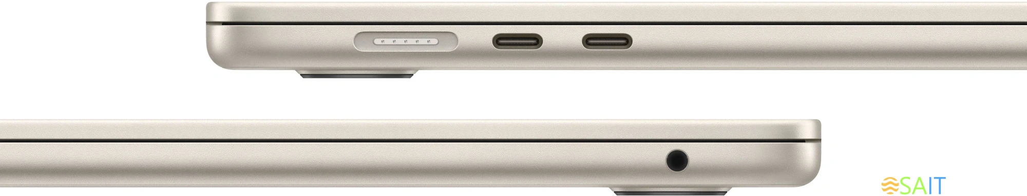 Ноутбук Apple MacBook Air A3241 M4 10 core 16Gb SSD512Gb/10 core GPU 15.3" Liquid Retina (2880x1864) macOS star WiFi BT Cam (MW1K3LL/A)