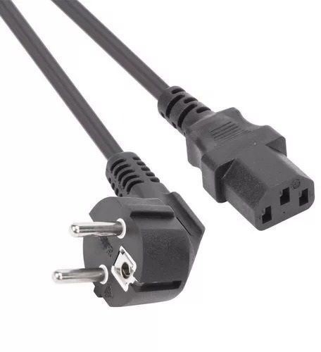 Кабель Premier 5-280L IEC C13 Евровилка угловой 1м (5-280L(0.75) 1.0) черный (Bulk)