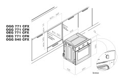Встраиваемый духовой шкаф Korting Korting Crystal OGG 771 CFX