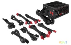 Блок питания Aerocool ATX 1200W KCAS PLUS 1200GM V2 (20+4pin) APFC 140mm fan 10xSATA Cab Manag RTL