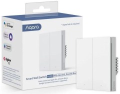 Умный выключатель Aqara H1 EU 2-хкл. с нейтралью серый (WS-EUK04GR)