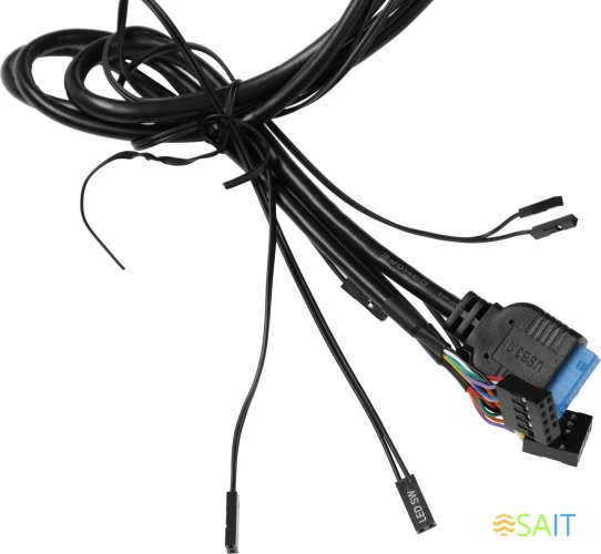 Корпус Formula Crystal Z1 черный без БП ATX 2xUSB2.0 1xUSB3.0 audio bott PSU