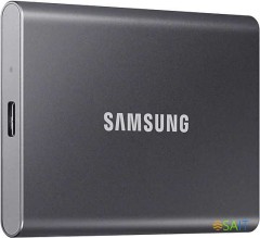 Накопитель SSD Samsung USB-C 2Tb MU-PC2T0T/WW T7 1.8" черный