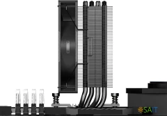 Устройство охлаждения(кулер) PcCooler RT400 BK Soc-AM5/AM4/1200/1700/1851 черный 4-pin 32dB Al+Cu 230W Ret (RT400-BKNWXX-GL)