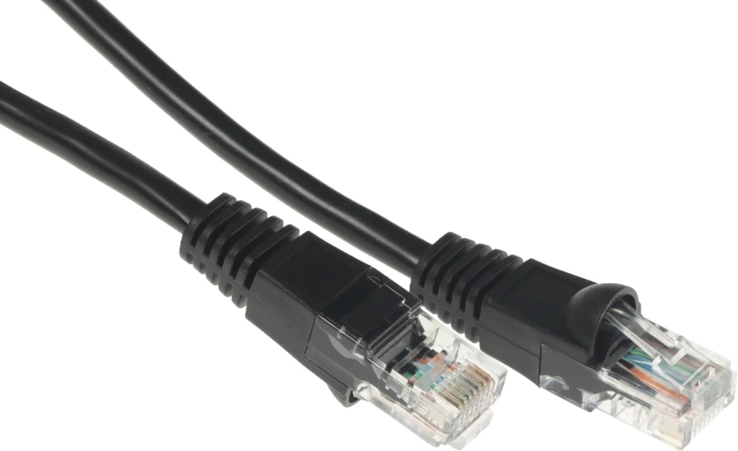 Патч-корд Buro UTP 4 пары cat.5E CCA molded 1.5м черный RJ-45 (m)-RJ-45 (m)