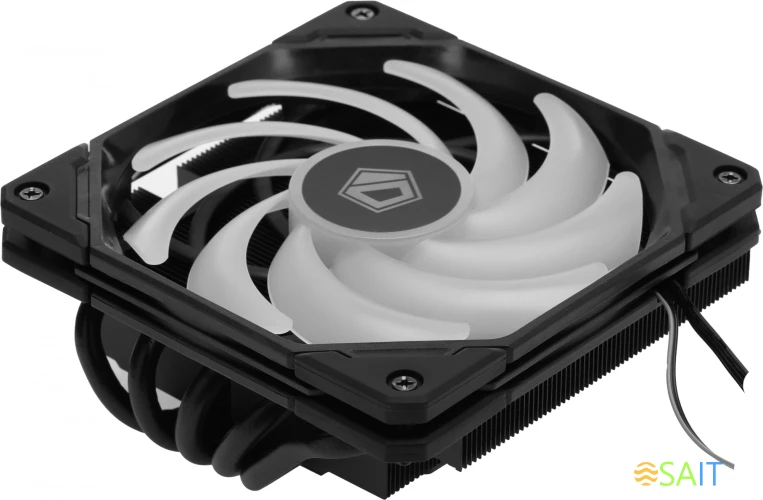 Устройство охлаждения(кулер) ID-Cooling IS-55 ARGB ARGB Soc-AM5/AM4/1200/1700/1851 черный 4-pin 31.2-31.2dB Al+Cu 125W 450gr Ret