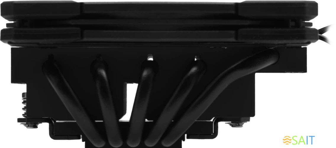 Устройство охлаждения(кулер) ID-Cooling IS-55 ARGB ARGB Soc-AM5/AM4/1200/1700/1851 черный 4-pin 31.2-31.2dB Al+Cu 125W 450gr Ret