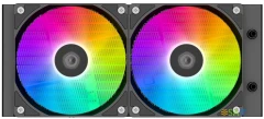 Система водяного охлаждения ID-Cooling SL240 XE ARGB Soc-AM5/AM4/1200/1700/1851 черный 4-pin 14-30dB Al+Cu LCD 300W Ret