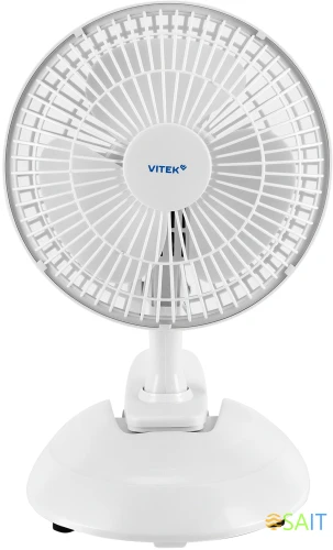 Вентилятор настольный Vitek VTF-0610 13Вт скоростей:3 белый