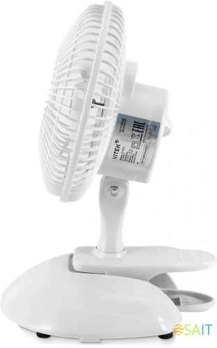 Вентилятор настольный Vitek VTF-0610 13Вт скоростей:3 белый