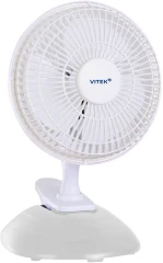 Вентилятор настольный Vitek VTF-0610 13Вт скоростей:3 белый