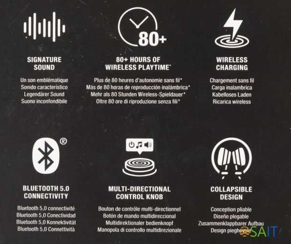 Гарнитура накладные Marshall Major IV черный беспроводные bluetooth оголовье (1005773)