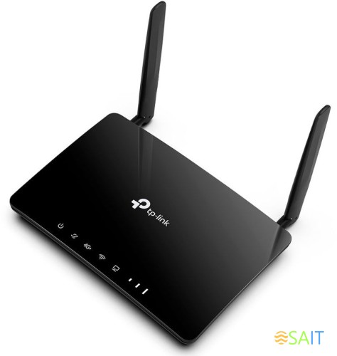 Роутер беспроводной TP-Link Archer MR500 AC1200 10/100/1000BASE-TX/4G cat.6 черный