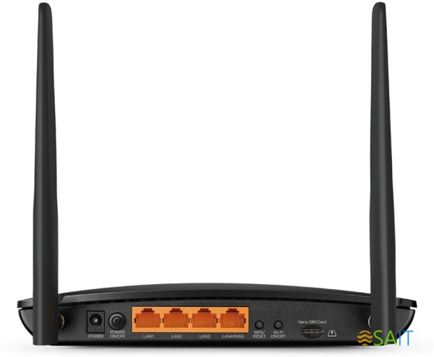 Роутер беспроводной TP-Link Archer MR500 AC1200 10/100/1000BASE-TX/4G cat.6 черный