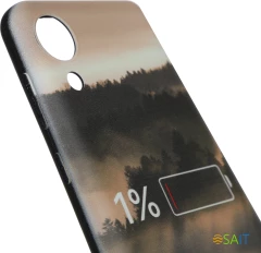 Чехол (клип-кейс) Gresso для Samsung Galaxy A03 Core Meridian черный/бежевый (GR17AAAE8936)